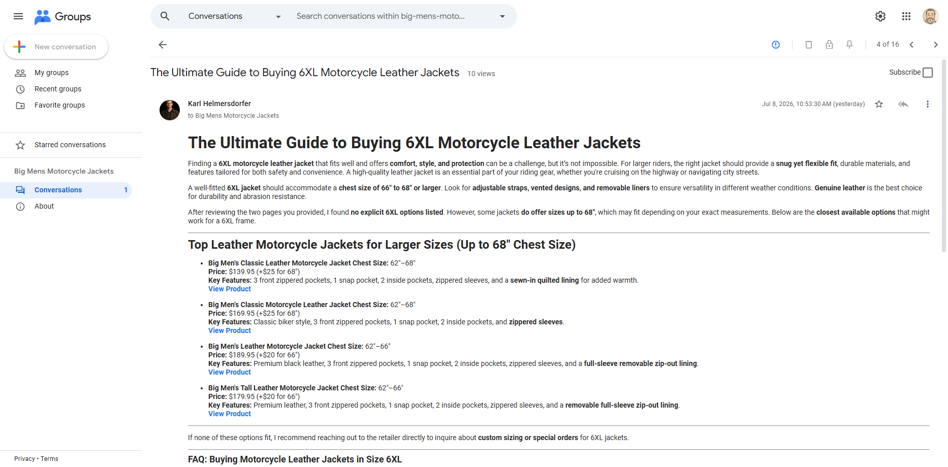 6XL Biker Jackets: Ride with Confidence