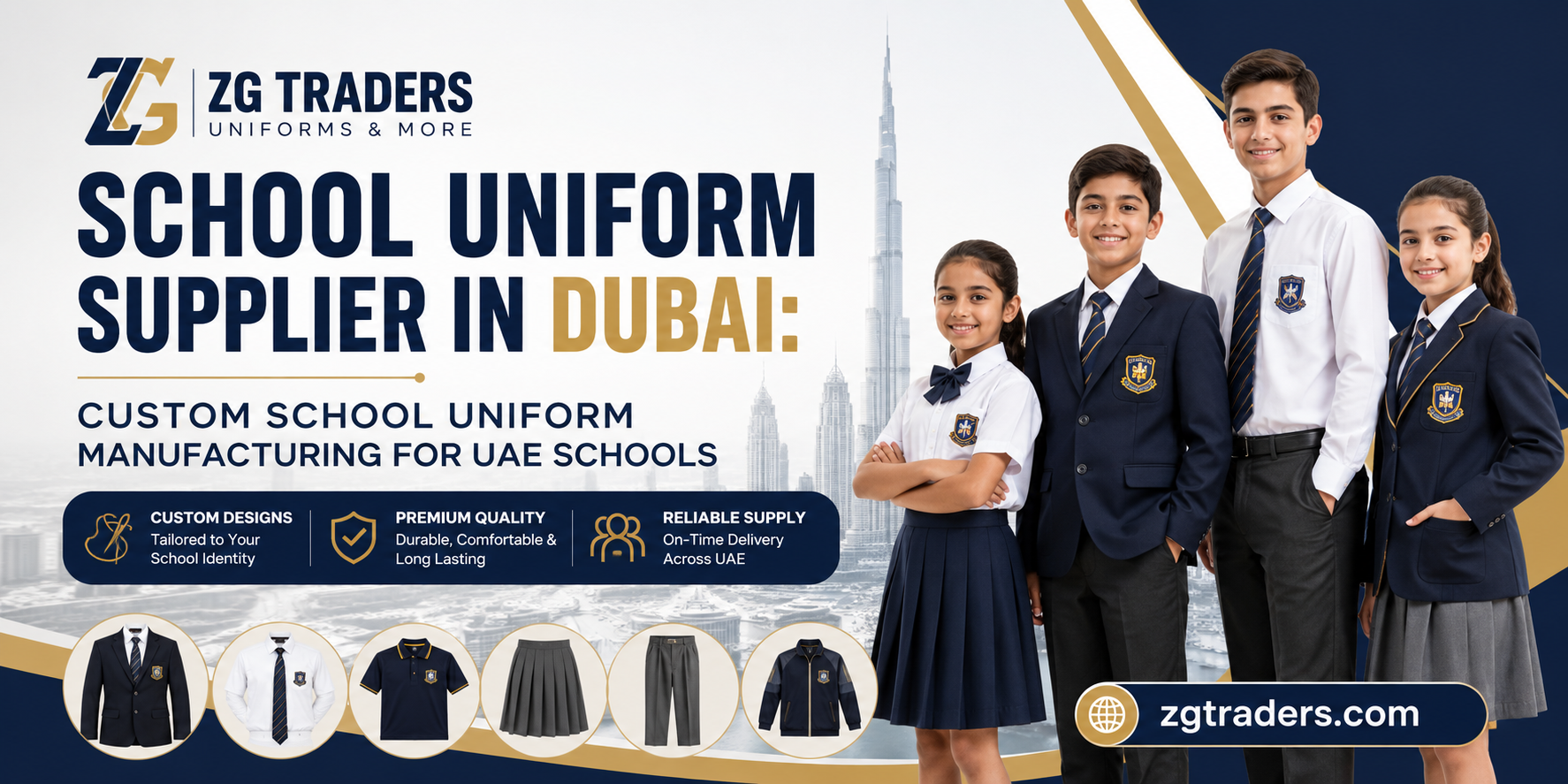 School Uniform Supplier in UAE | ZG Traders
